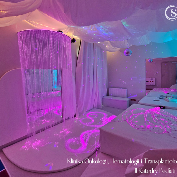 Sala Doświadczania Świata- Klinika Onkologii, Hematologii i Transplantologii Pediatrycznej II Katedry Pediatrii UM w Poznaniu